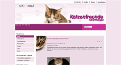 Desktop Screenshot of katzenfreunde-oberthurgau.ch